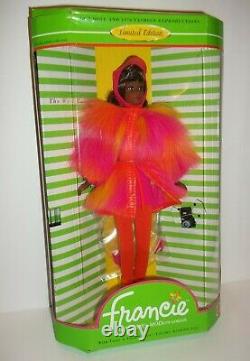 NRFB Barbie Cousin Francie African American Black AA Reproduction MODern Doll