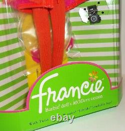 NRFB Barbie Cousin Francie African American Black AA Reproduction MODern Doll