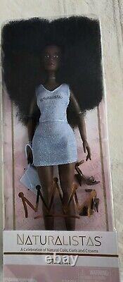 Naturalistas 7 African American Fashion Dolls and 3 Clothing Sets Complete NEW