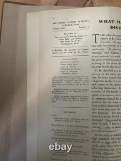 Negro History Bulletin Important African American Periodical RARE 1949-51