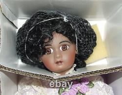 New Antique Reproduction Tete Jumeau Patricia Loveless Black Aa Porcelain Doll