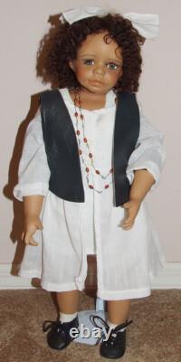 New Molly Kaye Wiggs Doty Award Winning African American Black Porcelain Doll