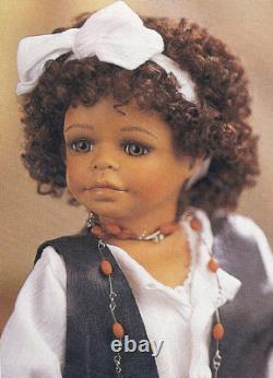 New Molly Kaye Wiggs Doty Award Winning African American Black Porcelain Doll