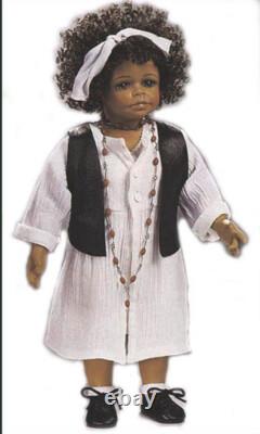 New Molly Kaye Wiggs Doty Award Winning African American Black Porcelain Doll