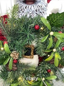 New Santa Claus African American Black 36 Greeter Christmas Doll Store Display