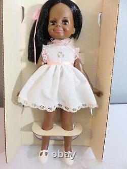 New Vintage Ideal Black African American Growing Hair Crissy Doll W Box