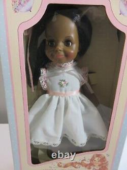 New Vintage Ideal Black African American Growing Hair Crissy Doll W Box