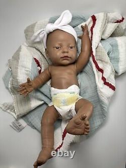 Newborn Baby Shivers Rare Doll Black Tyco Irwin African American HTF Outfit'89