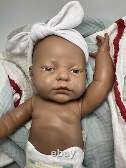 Newborn Baby Shivers Rare Doll Black Tyco Irwin African American HTF Outfit'89
