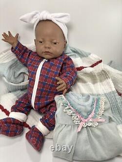 Newborn Baby Shivers Rare Doll Black Tyco Irwin African American HTF Outfit'89