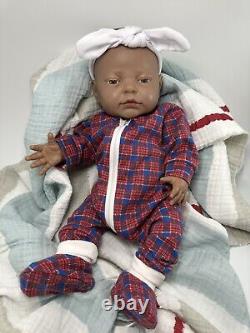 Newborn Baby Shivers Rare Doll Black Tyco Irwin African American HTF Outfit'89