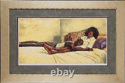 No Burdens Too Heavy, an African American, Black Art Print by Alonzo Adams
