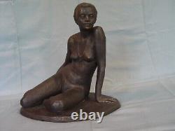 Nude Female Klara Sever Sculpture Regina African American Black Woman Naked Lady