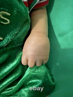 OOAK African American Clay Baby Cannon Janet Paulger of Lullaby Dolls 16 2006