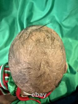 OOAK African American Clay Baby Cannon Janet Paulger of Lullaby Dolls 16 2006