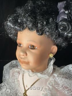 ORIGINAL RARE! EFFANBEE DOLL KESIA African-American, DARK BLACK HAIR Authentic