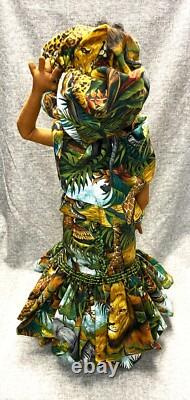 Omalara #410 Black African-American- 19''-20'' -#Doll-#handmade