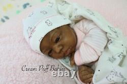 Ooak Reborn Preemie Baby Girl Doll Africn American Black Baby Ethnic Biracial