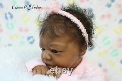 Ooak Reborn Preemie Baby Girl Doll Africn American Black Baby Ethnic Biracial