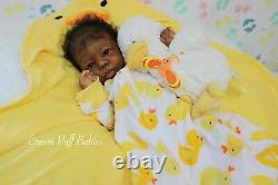 Ooak Reborn Preemie Baby Girl Doll Africn American Black Baby Ethnic Biracial