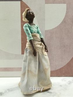Ooak Tall Rare Hyperrealistic African American Black Art Clay Doll Mark Dennis