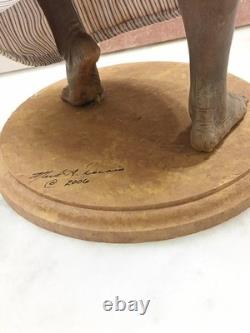 Ooak Tall Rare Hyperrealistic African American Black Art Clay Doll Mark Dennis