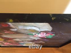 Orig Painting African American Women Black Americana Folk Art Ruthe Ruth McCann