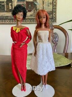 Original, 1st Issue Black Barbie and African American Francie, Barbie's Cousin