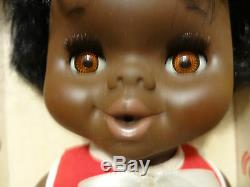 Original NOS 1969 Baby Janie Doll Shindana NIB w Box Black AA African American