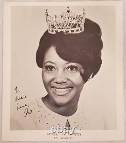 Pageant Signed Photo 1971 MISS INDIANA PATRICIA PATTERSON, African American/Black