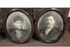 Pair of African American Black Americana Man&Woman Oval Framed Portraits