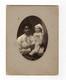 Paris, Tx, Antique Cabinet Card Photo, African American Black Nanny And Child