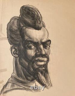 Paul Bough Travis, Two Studies of African American Black Males, Cleveland Ohio