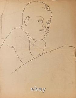 Paul Bough Travis, Two Studies of African American Black Males, Cleveland Ohio