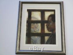 Paul Lee Painting African American Black Americana Antique Style Illustration