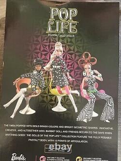Pop Life Barbie Doll Pivotal Mod Dolls African American Gold Label 2009