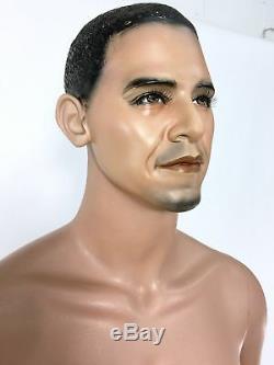 President BARACK OBAMA Mannequin Black African American Male Life Size Realistic