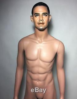 President BARACK OBAMA Mannequin Black African American Male Life Size Realistic