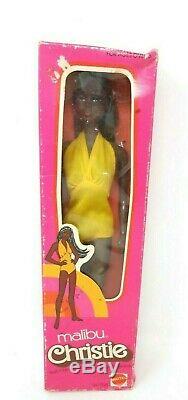RARE 1975 MALIBU CHRISTIE Black African American Barbie Doll #7745 Made In Korea