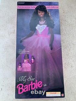 RARE 1993 My Size Barbie 3 Feet Tall Ballerina African American AA Doll 11212