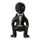 RARE ANTIQUE African American Black Cast Iron Figural Andiron Fireplace