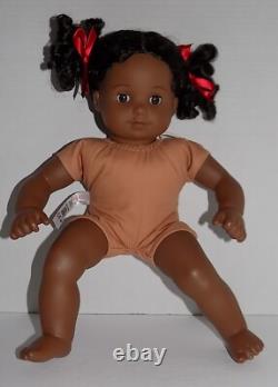 RARE African American Bitty Twin American Girl Baby Doll Black Hair, Denim Meet