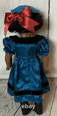RARE American Girl Cecile African-American Black Doll Cut Hair Green Eyes