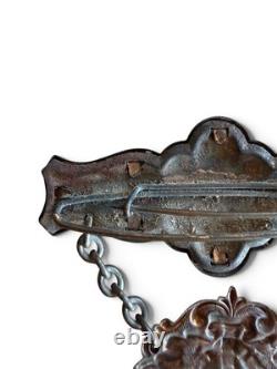 RARE Antique ROYAL KNIGHTS OF KING DAVID AFRICAN AMERICAN BLACK FRATERNAL BADGE