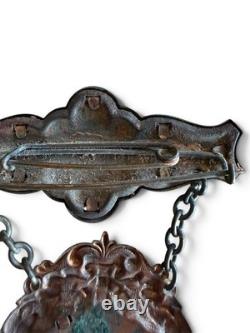 RARE Antique ROYAL KNIGHTS OF KING DAVID AFRICAN AMERICAN BLACK FRATERNAL BADGE