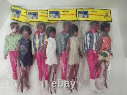 RARE Lot of Amos & Annie Plastic African American Black Dolls NEW Variety Outfit