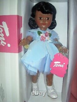 RARE, Mint-In-Box, black, African American TONI doll, Ideal replica by Effanbee