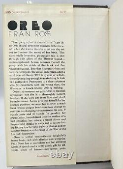 RARE Oreo by Fran Ross 1974 First Edition Greyfalcon House Hardcover Dust Jacket