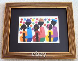 RARE VINTAGE VARNETTE HONEYWOOD HOUSE PARTY ART Black African American