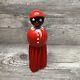 RARE VTG 1940's WOODEN BLACK African American FIGURE WOMAN 7